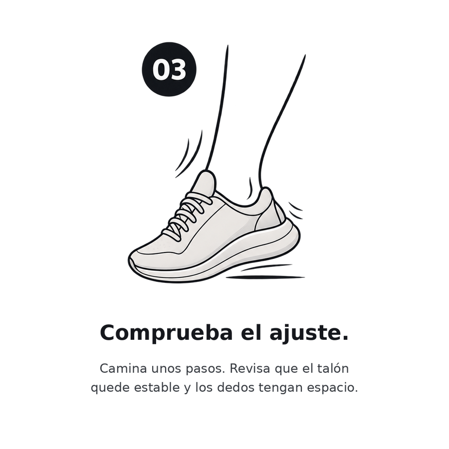Comprueba el ajuste.